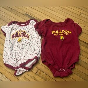 Ferris State University Baby Onesie Set